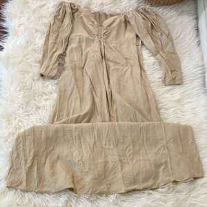 A.L.C. Long Sleeve Tan Dress